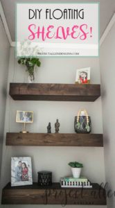 Project Allen Designs DIY Floating Shelves!
