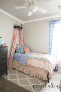 Project Allen Designs Girls Bedroom Reveal & Update Plans