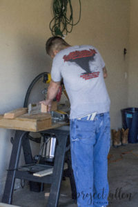 Project Allen Designs DIY X-leg Desk