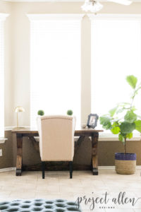 Project Allen Designs DIY X-leg Desk