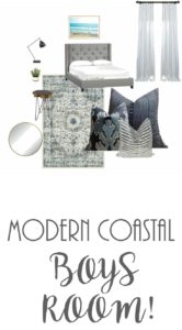 Project Allen Designs Modern Coastal Boys Room!