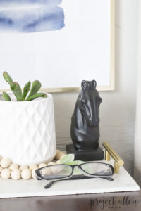 DIY Marble Tray. This super easy DIY Marble Tray will make any area look high end without the high cost.
