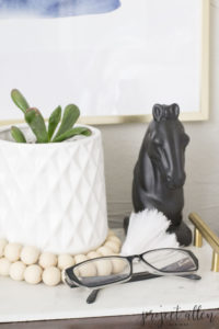 DIY Marble Tray. This super easy DIY Marble Tray will make any area look high end without the high cost.