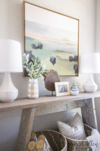 Modern Entryway Makeover | See how it went from a royal mess to huge success with just a few simple updates.