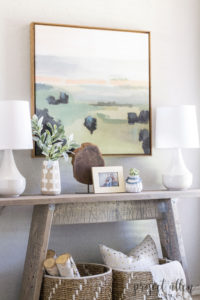 Modern Entryway Makeover | See how it went from a royal mess to huge success with just a few simple updates.
