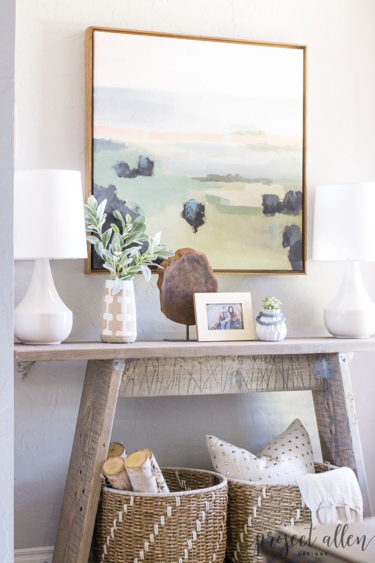 Modern Entryway Makeover | See how it went from a royal mess to huge success with just a few simple updates.