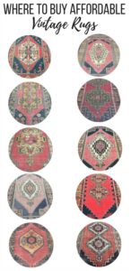 Affordable Vintage Rugs: Find out where to buy the most beautiful yet affordable Vintage rugs, these one of a kind options can quickly add character and warmth to any space.