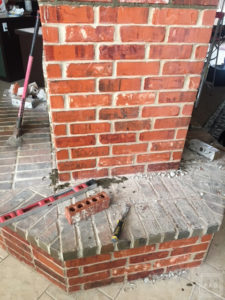 How to remove brick: Learn how to remove stubborn brick without expensive tools. Remove brick fireplace or mantel to give your space a new look, its much easier than you think.