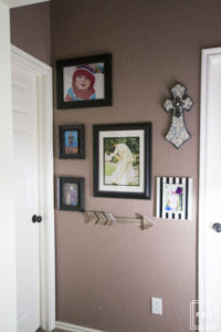 A quick and easy hallway makeover: see how we took this dark hallway from drab to fab!
