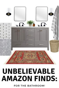 Amazon finds for the bathroom. Check out these unbelievably stylish bathroom decor ideas at great prices.