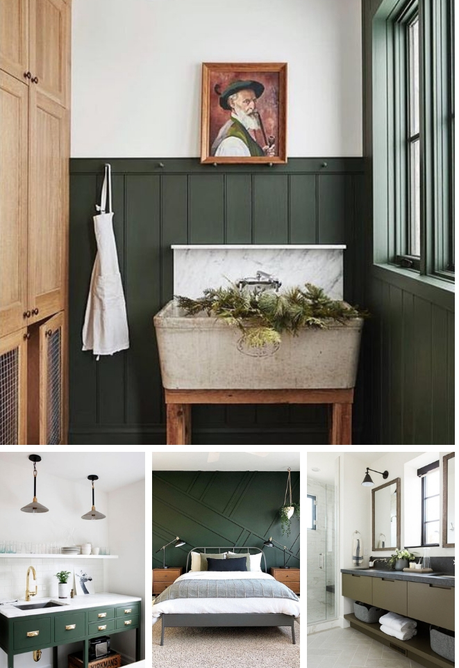The Best Dark Green Paint Colors To Use In Your Home Project Allen Designs - Olive Green Wall Paint Ideas