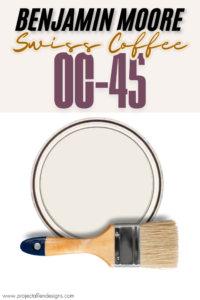 Learn all about Benjamin Moore Swiss Coffee, a warm neutral paint color . See if its the right white paint color for you.